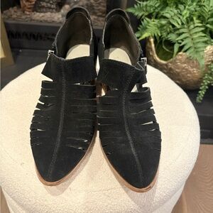 1. State Black Suede Cutout Ankle Bootie size 7.5